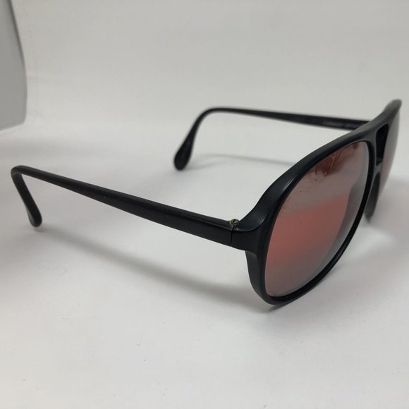 SERENGETI SUNGLASSES 5235j MATTE BLACK ORANGE POLARIZED GLASS DRIVING - Picture 2 of 9